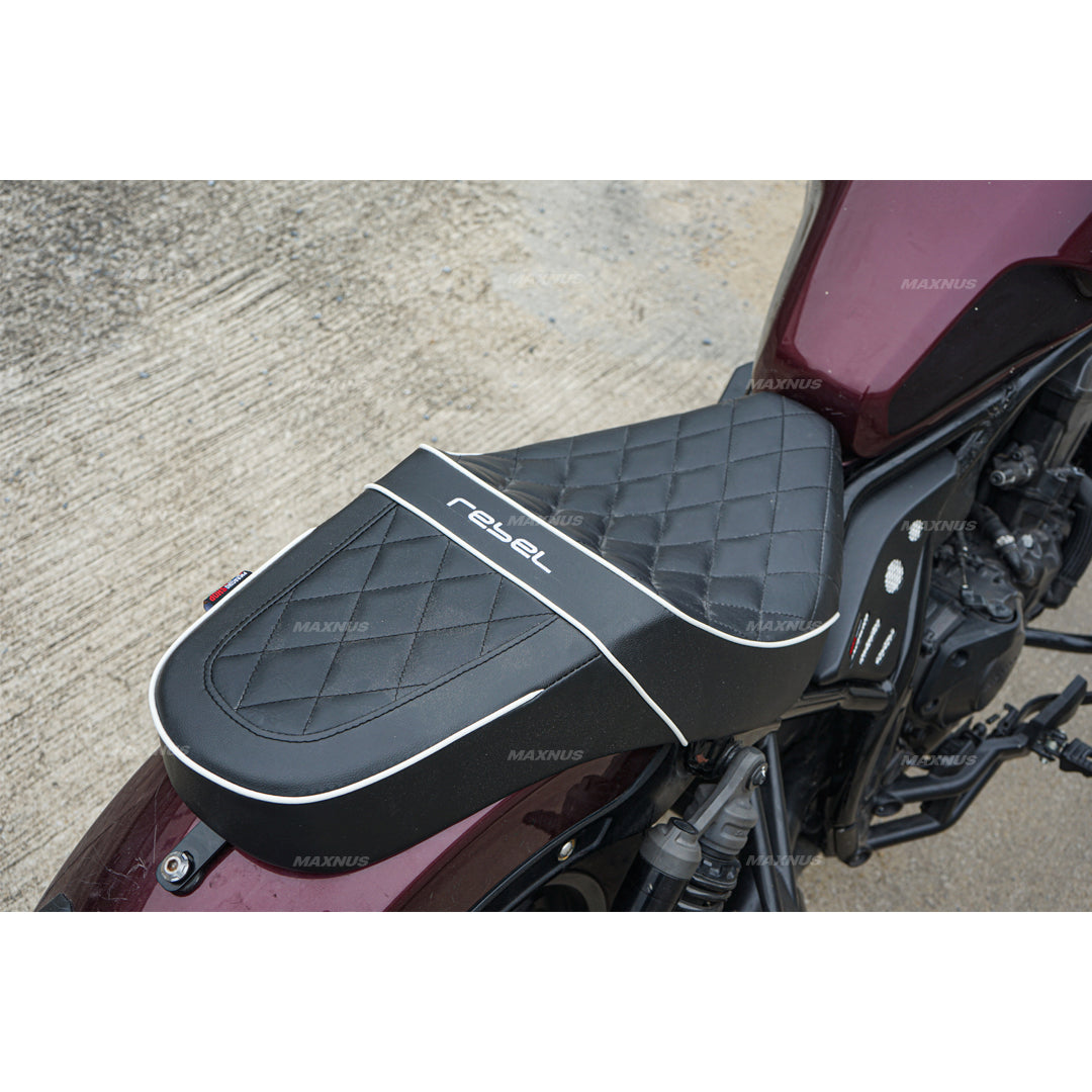 SEAT DOUBLE SADDLE DUAL DRIVER SEATS PAD CUSHION V.8 FOR HONDA REBEL CMX 1100 2021-2024