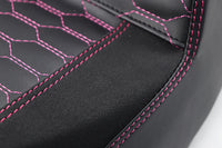 SEAT CUSHION BACKREST REPLACEMENT PINK THREAD FOR HONDA REBEL CMX 1100 2021-2025