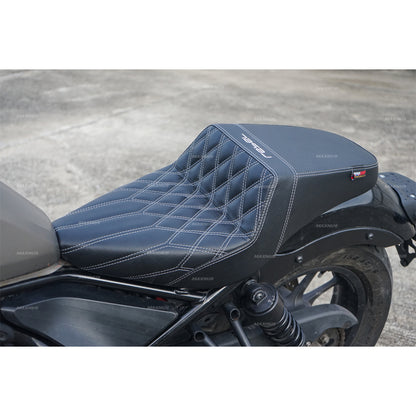 SEAT DOUBLE SADDLE DUAL DRIVER SEATS PAD CUSHION V.1 FOR HONDA REBEL CMX 300&500 2017-2024