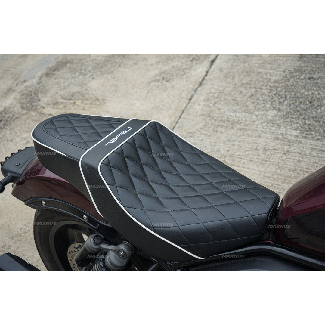 SEAT DOUBLE SADDLE DUAL DRIVER SEATS PAD CUSHION V.8 FOR HONDA REBEL CMX 1100 2021-2024