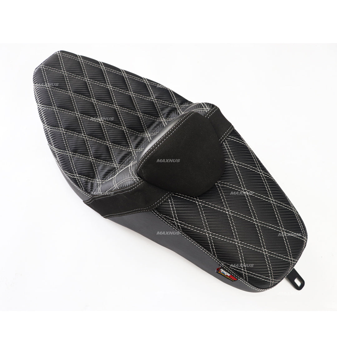 SEAT DOUBLE SADDLE DUAL DRIVER SEATS PAD CUSHION V.12 FOR HONDA REBEL CMX 1100 2021-2024