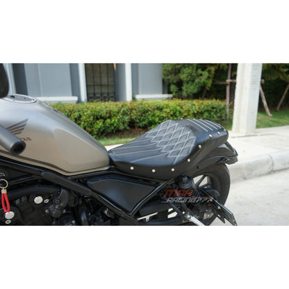 SEAT DOUBLE SADDLE DUAL DRIVER SEATS PAD CUSHION V.12 FOR HONDA REBEL CMX 300&500 2017-2024