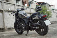 REAR BACKREST FOR PASSENGER STEEL CHROME SISSY BAR SEAT MAXNUS FOR HONDA REBEL CMX 300&500 2017-2025