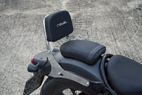 REAR BACKREST FOR PASSENGER STEEL CHROME SISSY BAR SEAT MAXNUS FOR HONDA REBEL CMX 300&500 2017-2025