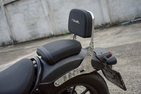 REAR BACKREST FOR PASSENGER STEEL CHROME SISSY BAR SEAT MAXNUS FOR HONDA REBEL CMX 300&500 2017-2025