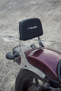 REAR BACKREST FOR PASSENGER STEEL CHROME SISSY BAR SEAT MAXNUS FOR HONDA REBEL CMX 1100 2021-2025