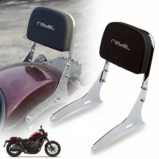 REAR BACKREST FOR PASSENGER STEEL CHROME SISSY BAR SEAT MAXNUS FOR HONDA REBEL CMX 1100 2021-2025