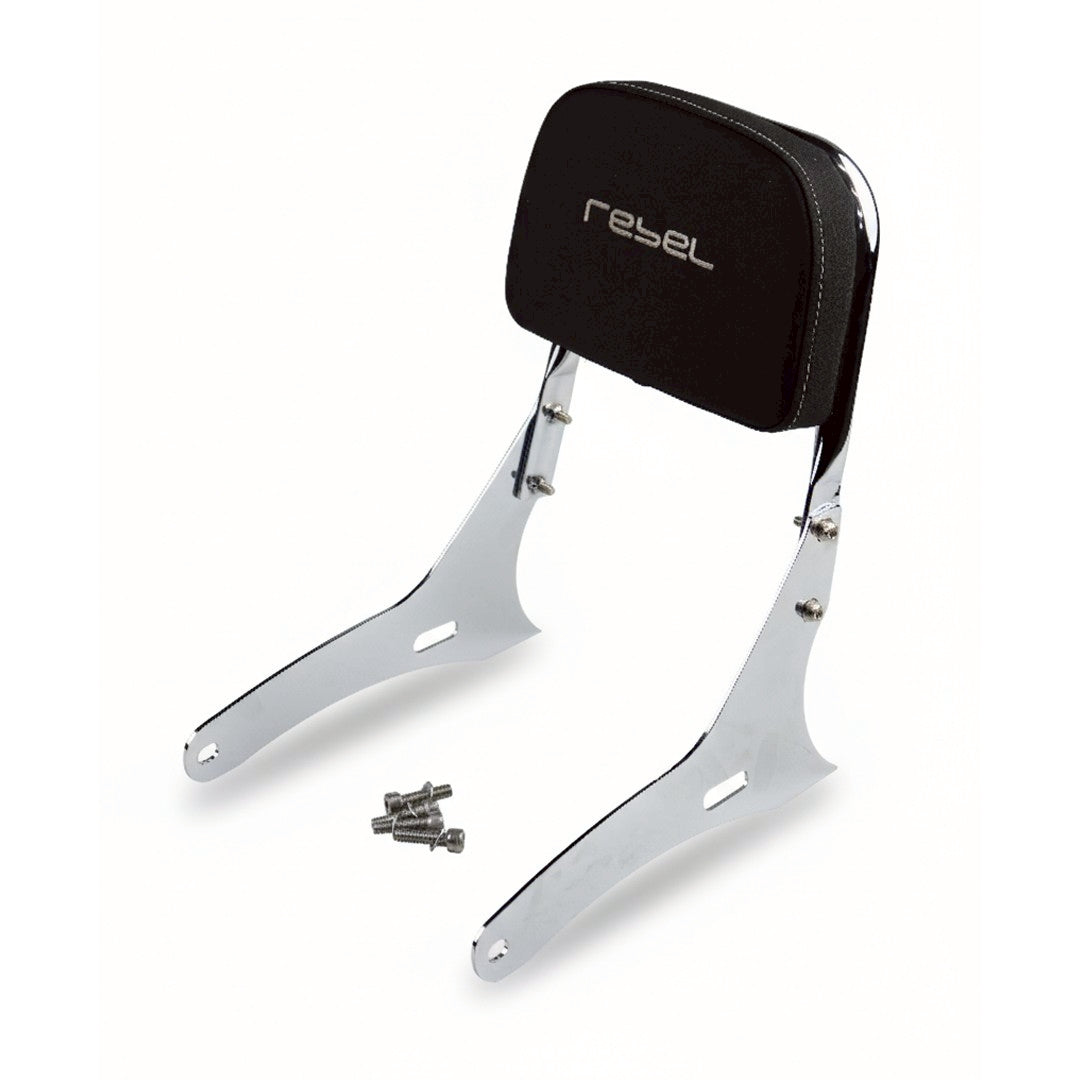REAR BACKREST FOR PASSENGER STEEL CHROME SISSY BAR SEAT MAXNUS FOR HONDA REBEL CMX 1100 2021-2025