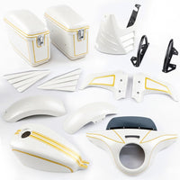 FULL SET OF 8 PIECES WHITE FIT FOR HONDA REBEL CMX 300 2017-2024