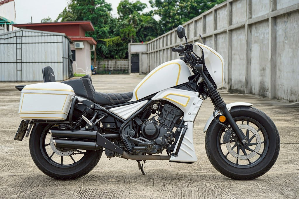 FULL SET OF 8 PIECES WHITE FIT FOR HONDA REBEL CMX 300 2017-2024