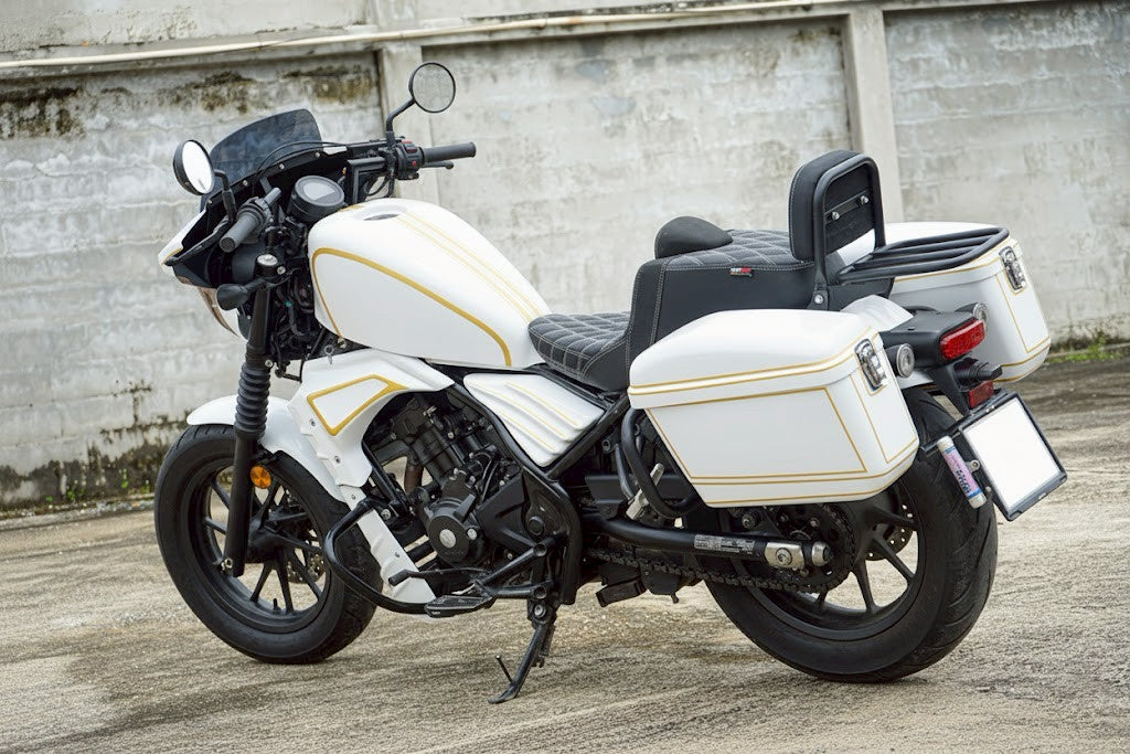 FULL SET OF 8 PIECES WHITE FIT FOR HONDA REBEL CMX 300 2017-2024