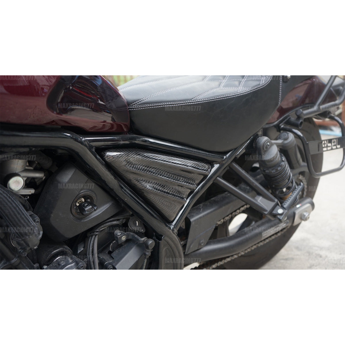 CARBON SIDE FRAME FAIRING ENGINE GUARD COVER FOR HONDA REBEL CMX 1100 2021-2024