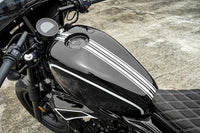 COVER FUEL OIL TANK GLOSS BLACK V.4 FOR HONDA REBEL CMX 300&500 2017-2025