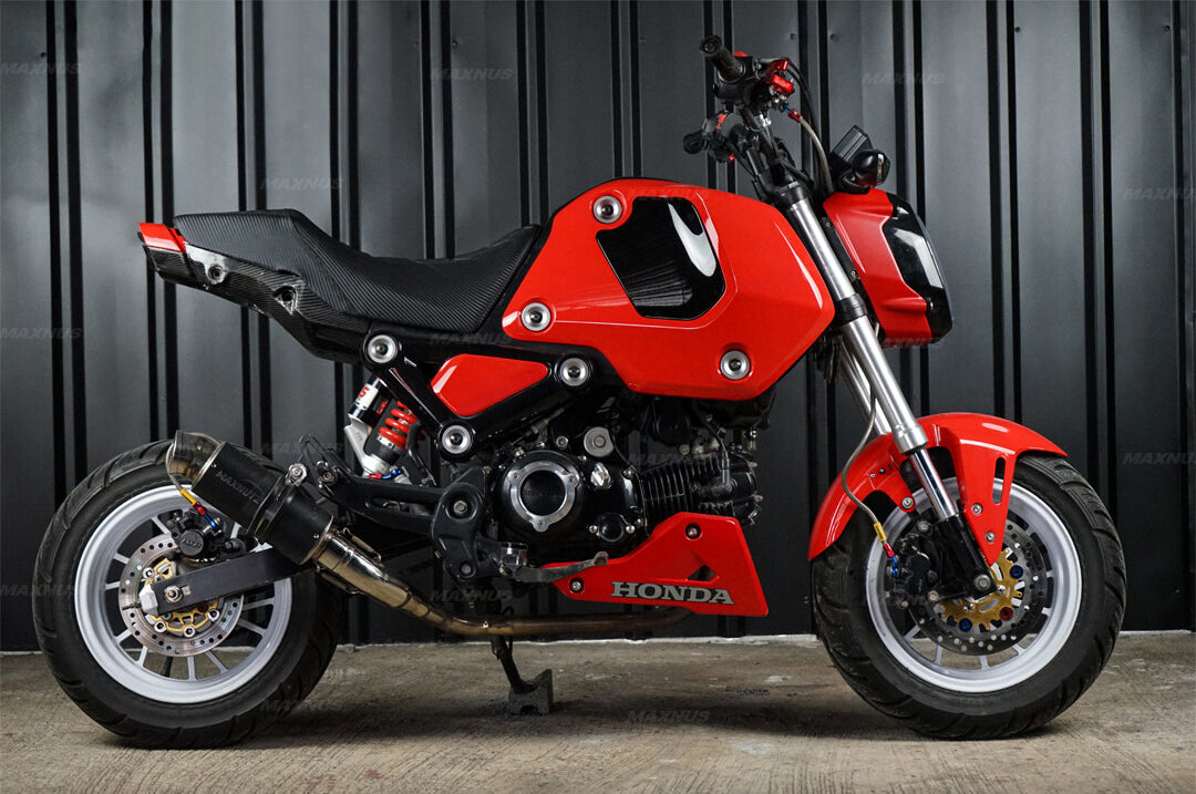 RED PLASTIC PANEL FAIRING & UNDER FAIRING HONDA NEW GROM 125 2021-2024