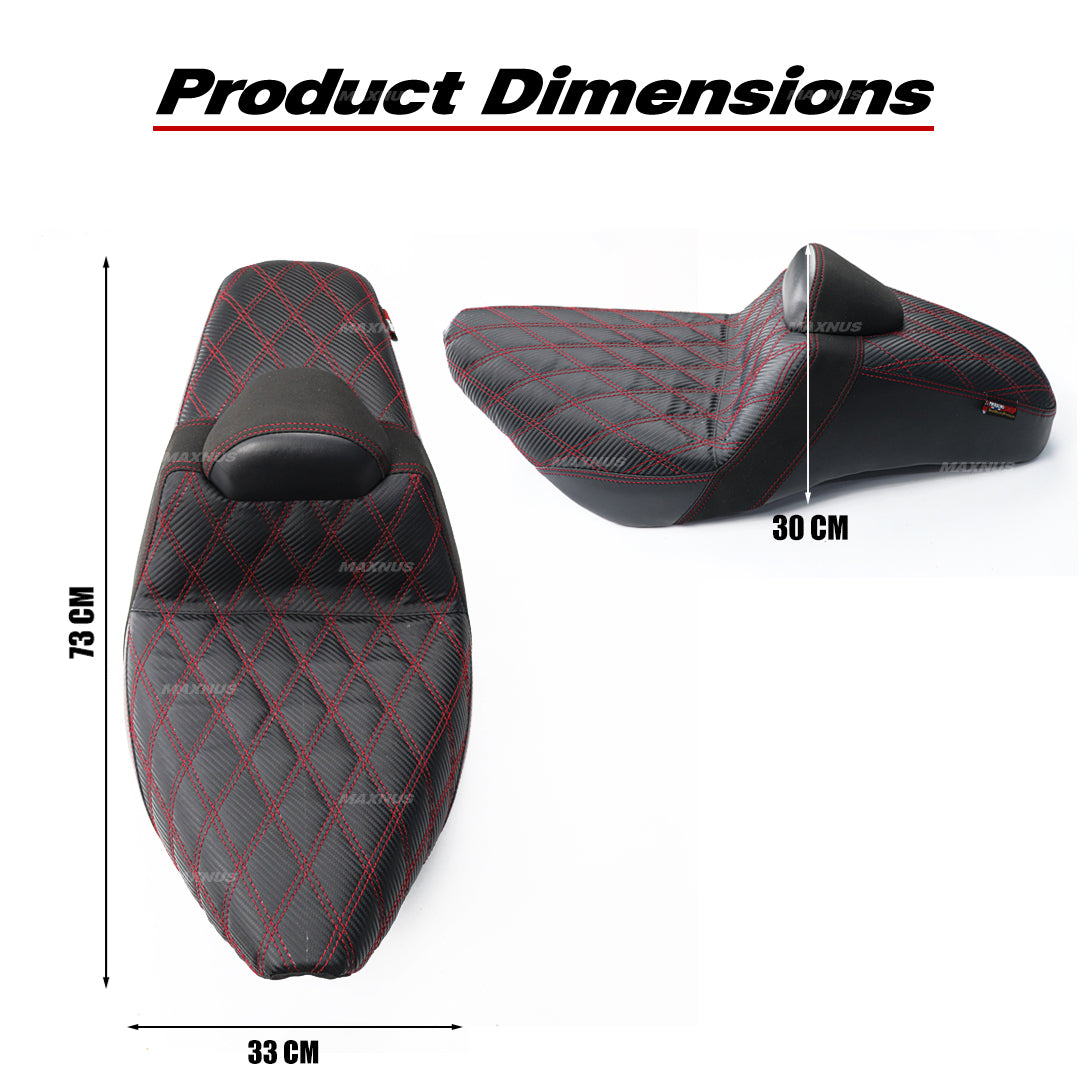 SEAT DOUBLE SADDLE DUAL DRIVER SEATS PAD CUSHION V.5 FOR HONDA REBEL CMX 300&500 2017-2024