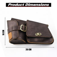 Multipurpose Leather Bag Brown FIT FOR Honda rebel cmx 300-500 2017-2025