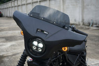Front Batwing Fairing Windshield Matte Black Honda Rebel CMX 300-500 (2017-2025)
