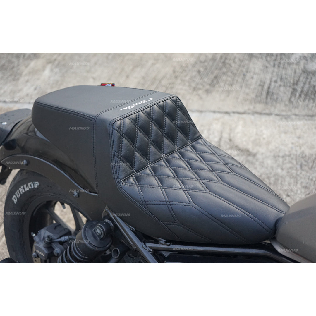 SEAT DOUBLE SADDLE DUAL DRIVER SEATS PAD CUSHION V.2 FOR HONDA REBEL CMX 300&500 2017-2024