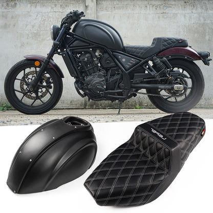 REPLACEMENT SEAT PAD WITH FUEL TANK COVER FOR HONDA REBEL CMX 1100 2021-2024