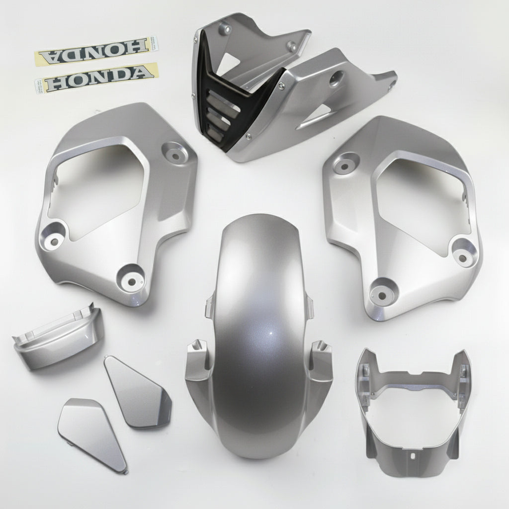 GRAY PLASTIC PANEL FAIRING & UNDER FAIRING HONDA NEW GROM 125 2021-2024