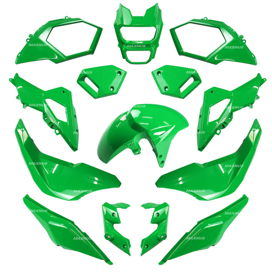 GREEN FAIRING SET + DECALS FOR HONDA GROM MSX SF 125 2016-2020