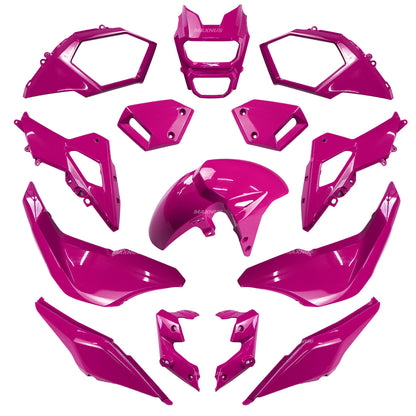 PINK FAIRING SET + DECALS FOR HONDA GROM MSX SF 125 2016-2020