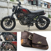 Multipurpose Leather Bag Brown  FIT FOR Honda CL SCL 300 500 2023-2025