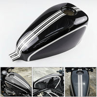 COVER FUEL OIL TANK GLOSS BLACK V.4 FOR HONDA REBEL CMX 300&500 2017-2025