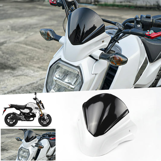 FRONT WINDSHIELD WINDSCREEN MAXNUS V.1 WHITE FOR HONDA GROM 125 2025