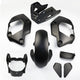MATTE BLACK PLASTIC PANEL FAIRING & UNDER FAIRING HONDA NEW GROM 125 2021-2024