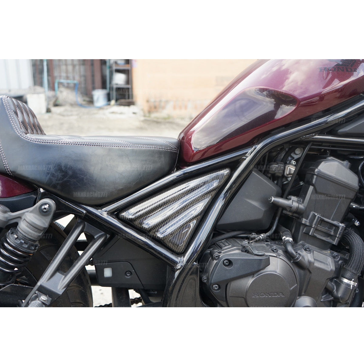 CARBON SIDE FRAME FAIRING ENGINE GUARD COVER FOR HONDA REBEL CMX 1100 2021-2024