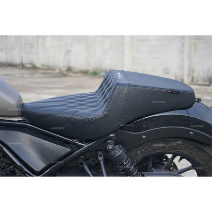 SEAT DOUBLE SADDLE DUAL DRIVER SEATS PAD CUSHION V.2 FOR HONDA REBEL CMX 300&500 2017-2024