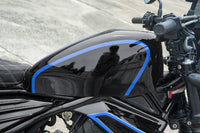 COVER FUEL OIL TANK GLOSS BLACK V.6 FOR HONDA REBEL CMX 300&500 2017-2025