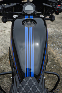 COVER FUEL OIL TANK GLOSS BLACK V.6 FOR HONDA REBEL CMX 300&500 2017-2025