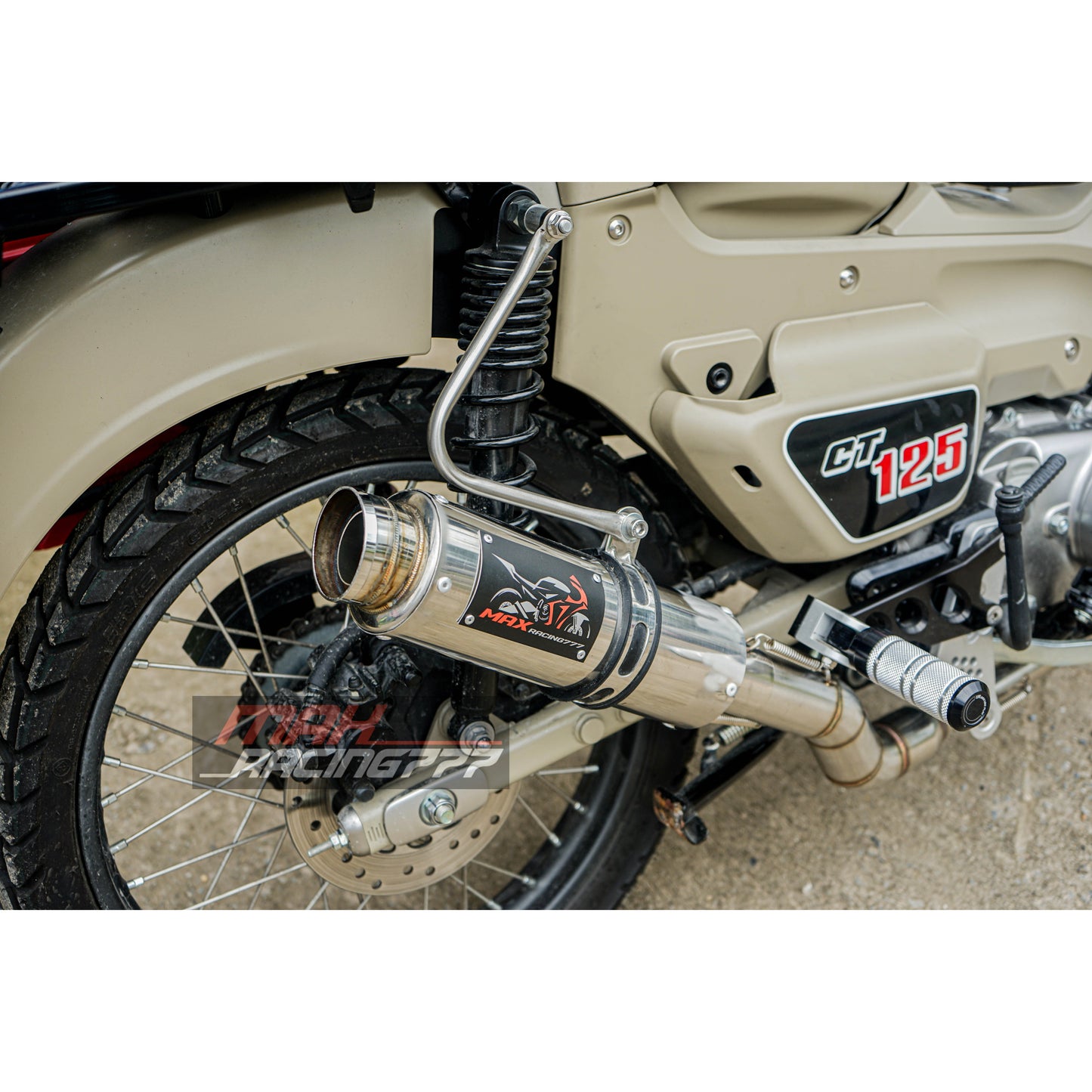 EXHAUST FULL SYSTEM STAINLESS STEEL RACHING FIT FOR HONDA TRAIL125 CT125 2020-2023