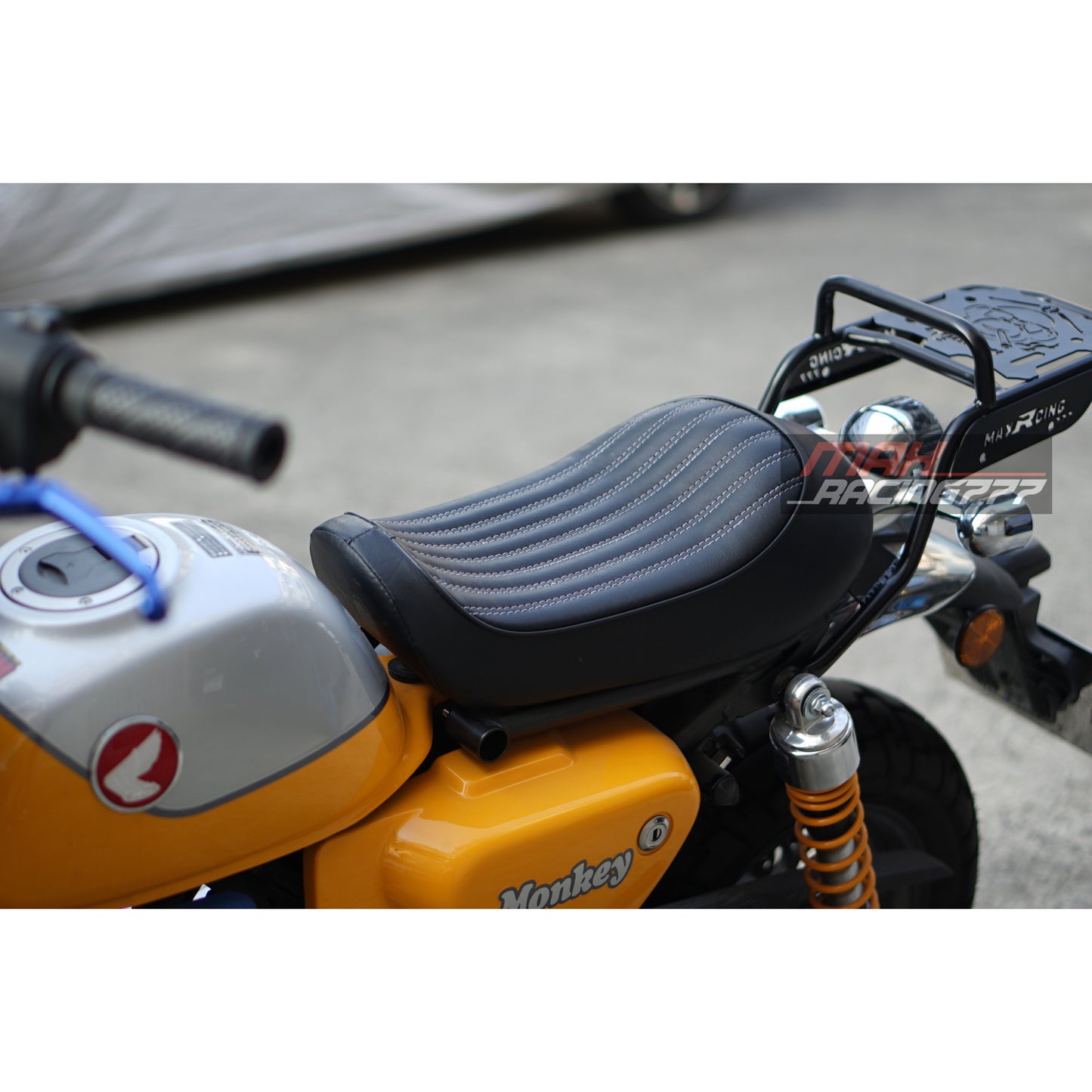 REPLACEMENT SEAT CAFE RACER BLACK V.3 FOR HONDA Z125 MONKEY 125 2018-2024