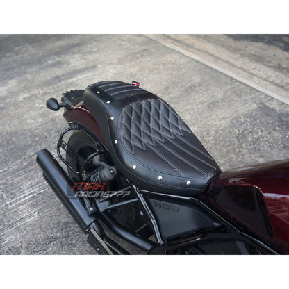 SEAT DOUBLE SADDLE DUAL DRIVER SEATS PAD CUSHION V.1 FOR HONDA REBEL CMX 1100 2021-2024