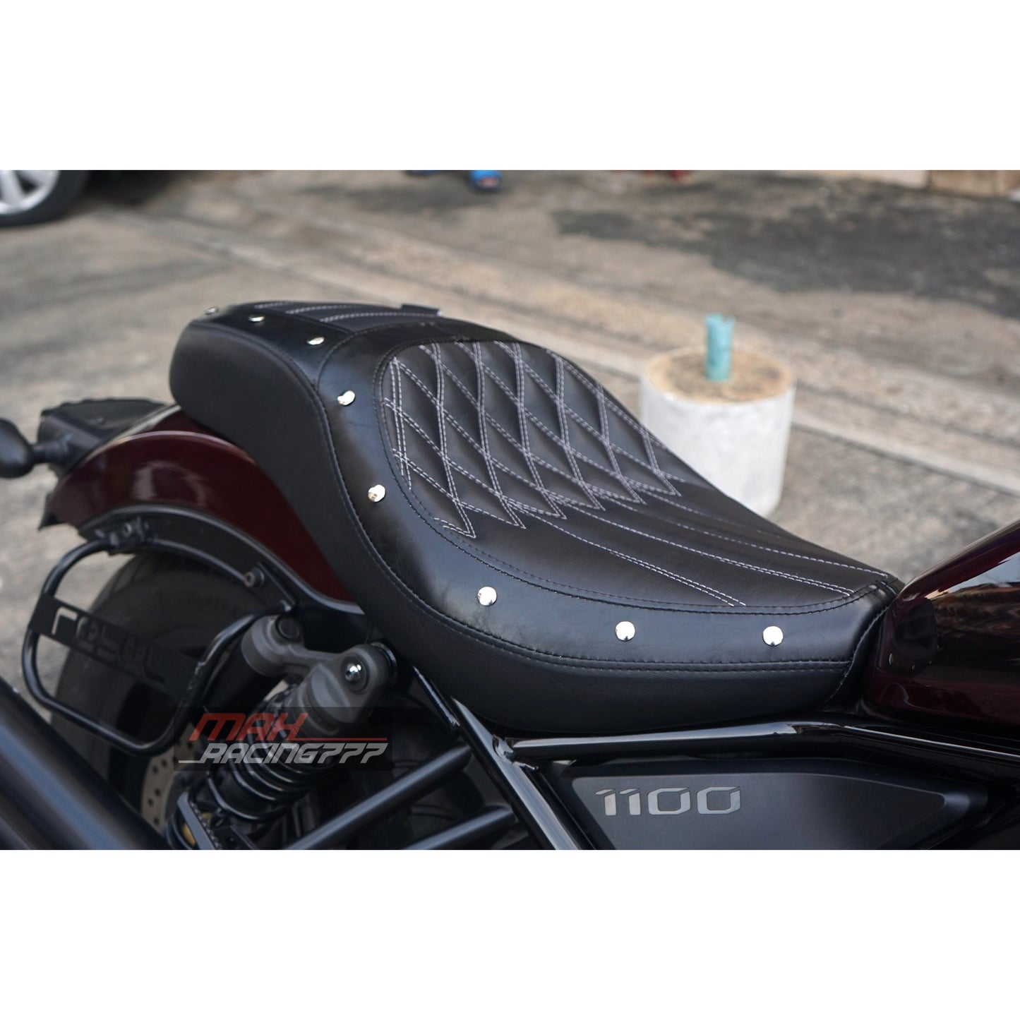 SEAT DOUBLE SADDLE DUAL DRIVER SEATS PAD CUSHION V.1 FOR HONDA REBEL CMX 1100 2021-2024