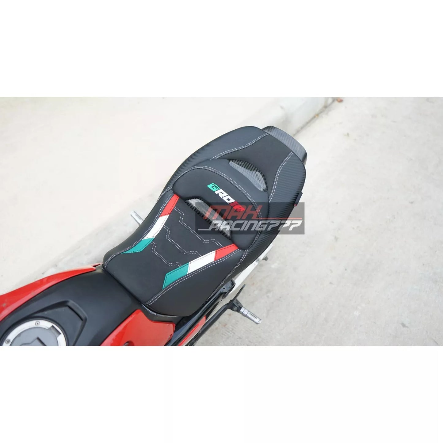 REPLACEMENT DUAL CARBON SEAT STITCH BLACK MAXNUS FIT FOR HONDA GROM125 2021-2024