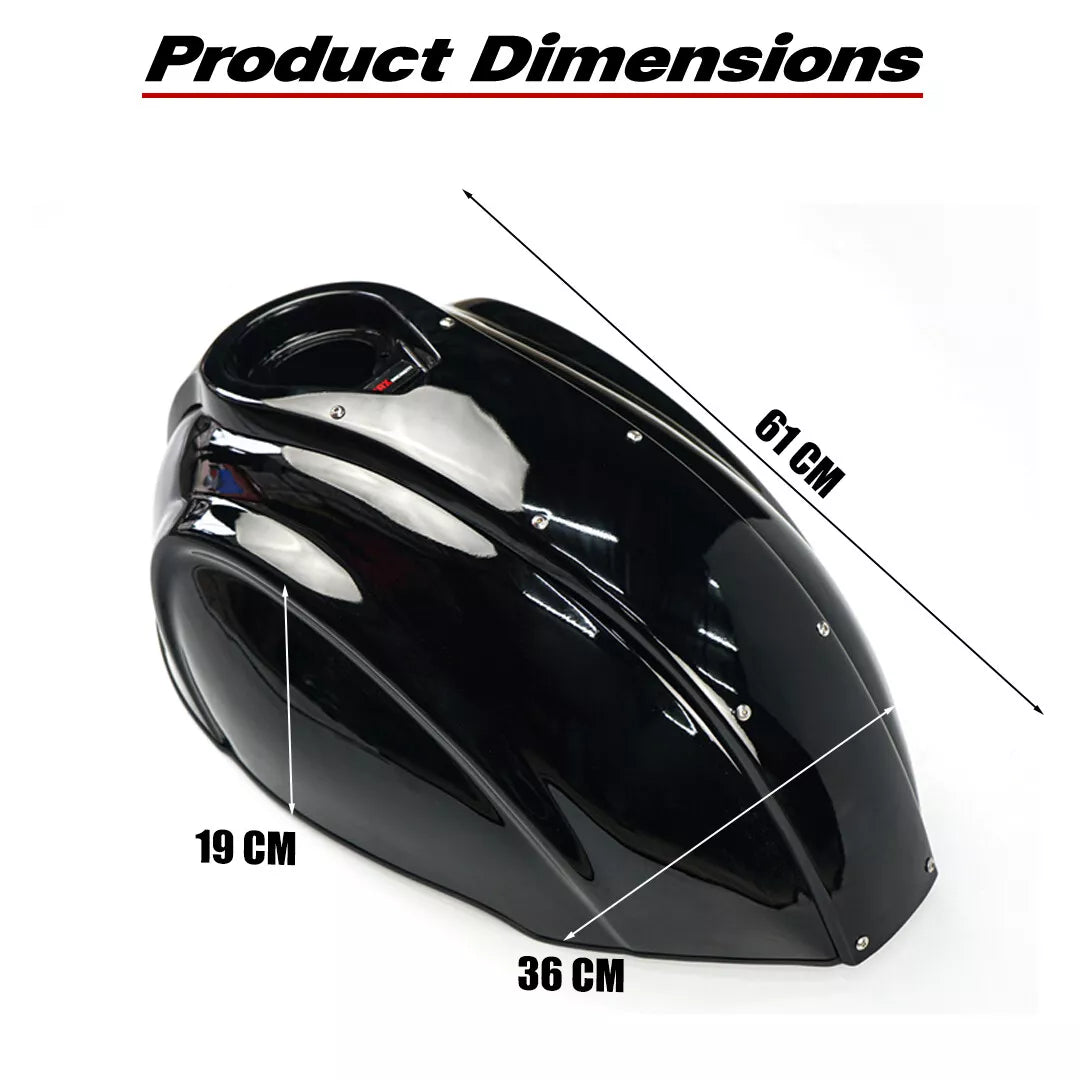 CUSTOM FIT FUEL TANK COVER BLACK FOR HONDA REBEL CMX 1100 2021-2024