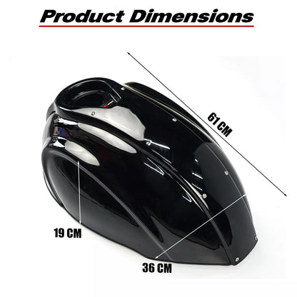 CUSTOM FIT FUEL TANK COVER BLACK FOR HONDA REBEL CMX 1100 2021-2024