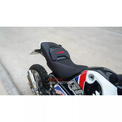 REPLACEMENT DUAL CARBON SEAT STITCH BLACK MAXNUS FIT FOR HONDA GROM125 2021-2024