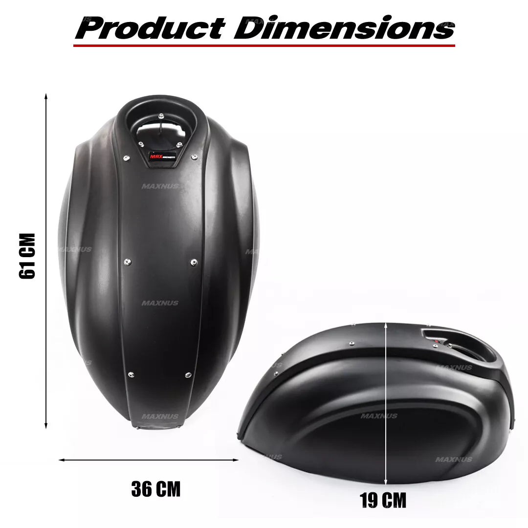 CUSTOM FIT FUEL TANK COVER BLACK FOR HONDA REBEL CMX 1100 2021-2024