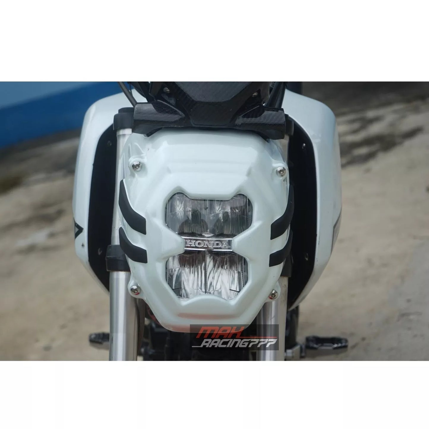 FRONT WINDSHIELD WINDSCREEN COVER HEADLIGHT MAXNUS V.1 FOR HONDA GROM 125 2021-2024